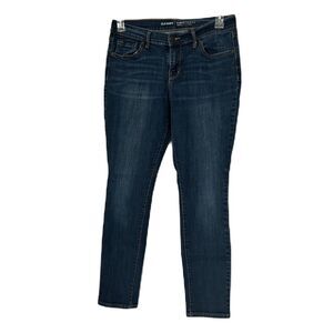 Old Navy Jeans Women 6 Short Blue Curvy Profile Mid Rise MediumWash Preppy Comfy